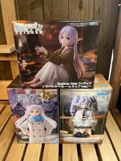 【新品】葬送のフリーレン フィギュア 3体セット Desktop Cute 他