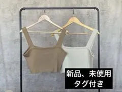 しまむら choco ビスチェ ニット ブラウン ニットベスト　リノルーセのサムネイル