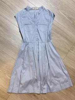 美品Apuweiser-riche ノースリーブシャツワンピース M ベルト付き