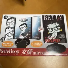 Betty Boop ベティブープ 女優ミラー LEDライト付き 卓上鏡 - メルカリ