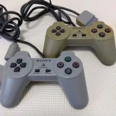 SONY純正　 PlayStation コントローラー グレー　2台