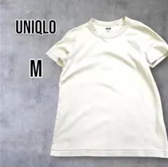UNIQLO U 半袖Tシャツ ライトベージュ M シンプル