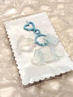 サンリオ パステルカラー トイシリーズ キーホルダー シナモロール アクキー