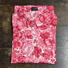 【OPST】USED／ポロシャツ XO ピンク系花柄のサムネイル