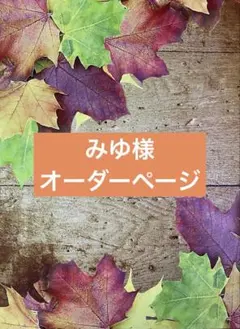 みゆ様　オーダーページ