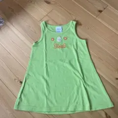 ディズニーストア　ティンカーベル 袖なしワンピース　4〜5歳