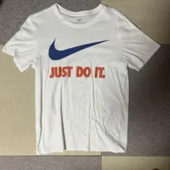 ナイキ Tシャツ 白 ビッグロゴ スウッシュ JUST DO IT メンズ