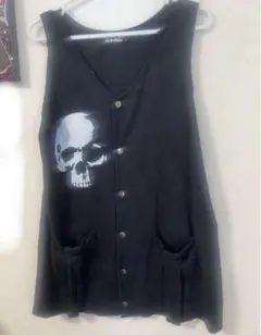 【着画あり】sexpotrevenge スカルプリント ベスト