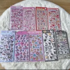 74枚まとめ売り ボンボンドロップシールうるちゅるシール 大人の図鑑シール正規品