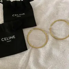 CELINE フープピアス ゴールドカラーのサムネイル