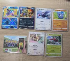 【新品】ポケモンカード ポケモンGO かがやくカメックス イーブイ他6枚セットのサムネイル
