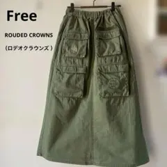 【ROUDED CROWNS】 ロデオクラウンズ ワイドボウル★リメイクスカートのサムネイル
