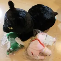 呪術廻戦 伏黒恵 十種影法術 式神 ぬいぐるみ 3点まとめ売り