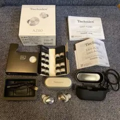 【箱、シリコンカバー付き】Technics AZ80 ワイヤレスイヤホン【美品】