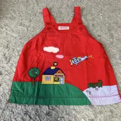 オールドミキハウス ワンピース　ジャンバースカート 80