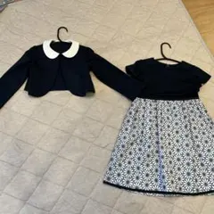 キッズ ボレロ ワンピース 上下セット