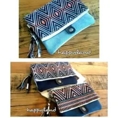 再...25販*レアオルテガ★マルチケース★*デニムリメイク