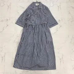 美品✨BEAMS BOY ギンガムチェック カシュクール シャツワンピースのサムネイル