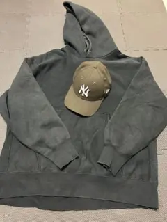 GU パーカー　ニューエラ　キャップ　セット