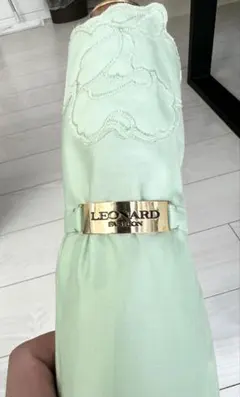 週末セール　未使用　LEONARD FASHION ミントグリーン 晴雨兼用傘