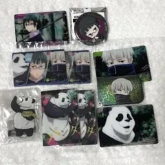 呪術廻戦 ウエハース 缶バッジ アクスタ パンダ 禪院真希 狗巻棘