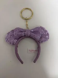 東京ディズニーリゾート ミニーマウスカチューシャキーホルダー