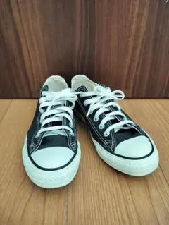 美品★コンバース　ブラック　24.5cm