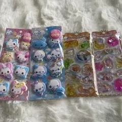 ウォーターシール　もっちりシール　あわわちゃん　なっとうちゃん　ハッピーマーチ