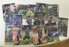 サッカー日本代表選手カード 17枚セット カルビー