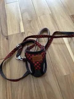 HANDLER 犬用ハーネス リードセット チェック柄のサムネイル