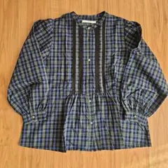 NÎMES チェック柄長袖シャツのサムネイル