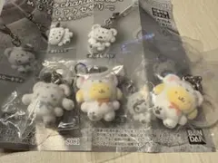 サンリオチャーム　めじるしアクセサリー　ふわふわスノー3点セット