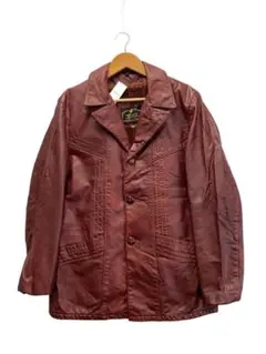 USA製 GENUINE LEATHER レザージャケット ボルドー 40