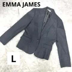 美品　エマジェイムス EMMA JAMES テーラードジャケット　グレー　L