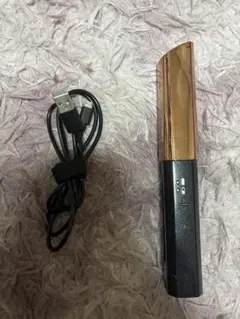 ポータブルヘアアイロン ゴールド ブラック