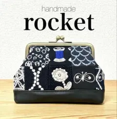 ブレット⚮ミナペルホネン パッチワーク がま口ポーチ ハンドメイド パッチワーク がま口ポーチ お財布 ミナペルホネン