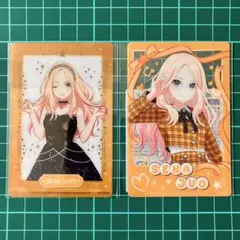 2枚セット　十王星南　学園アイドルマスター　セブンイレブン　クリアカード　特典