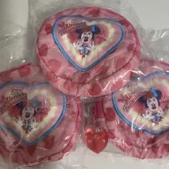 【ピンクハート3個セット】ミニーファンダーランド　カプセルトイ