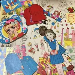 【昭和レトロ❣️】ジャンクジャーナル おもちゃセット ハンドメイド 当時物 昭和レトロ✨昭和の女の子の宝物 セット➁ヴィンテージ当時物ジャンク