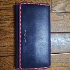 MARC JACOBS ネイビー ワインレッド 長財布