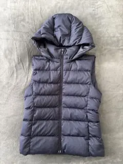 UNIQLO フード付きダウンベスト　ストレッチダウンベスト　レディースM