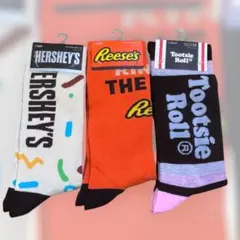 アメリカン　チョコレート　靴下　3足セット　米国購入　新品