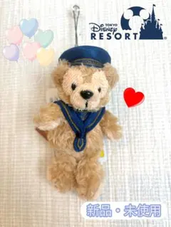 激レア 初期ダッフィー タグ付 ssコロンビア紺セーラーぬいぐるみ