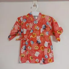アンパンマン　花火柄　甚平 100cm