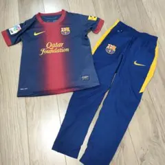 FC バルセロナNike ユニフォーム 上下ソックスセット キッズXL - メルカリ