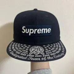 Supreme newera 刺繍 59FIFTY キャップ