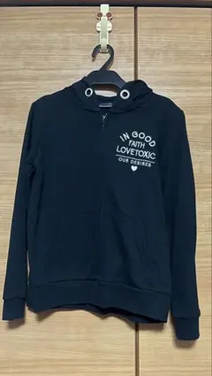 lovetoxic ブラック パーカー M