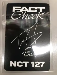 NCT127 FACT CHECK トレカ　TAIL