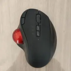 ワイヤレス トラックボールマウス ブラック 7ボタン