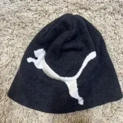 PUMA ニット帽 ビーニー ダークグレーのサムネイル